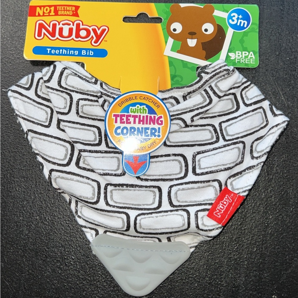 New Nuby Teething Bib
